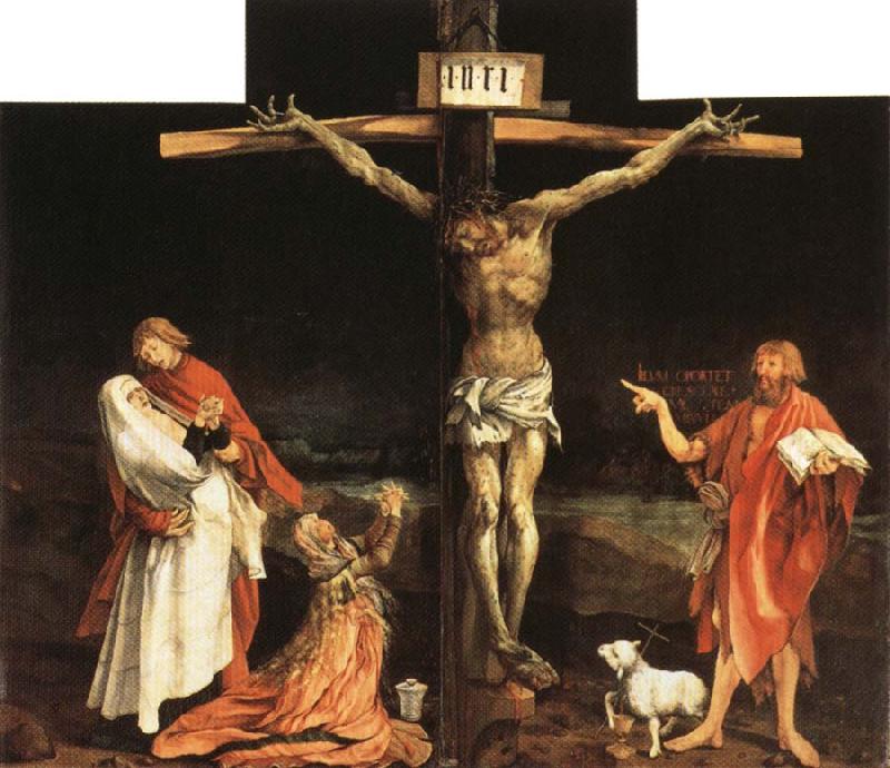 Matthias  Grunewald Isencheim Altar Crucifixion oil painting image
